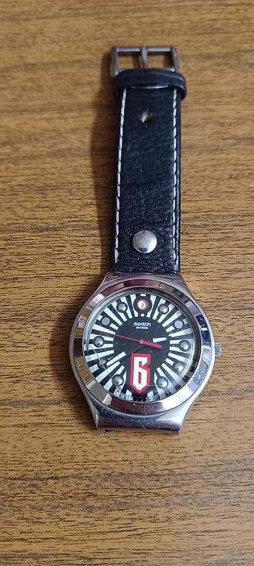 crvene mokasine zenske: Swatch Irony muški analogni sat. nema poklopac na bateriji. - — 1