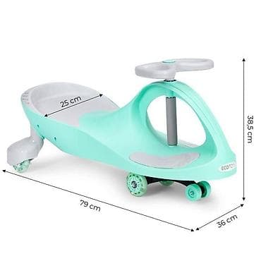 guralica za prohodavanje: Wiggle guralica za decu sa LED točkovima – Green – EcoToys Šifra — 7