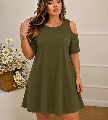 haljina bubamara: 06. 🌸 MODA ZA PUNIJE DAME 🌸 ✨ Udobna i lagana haljina A kroja ✨ — 4
