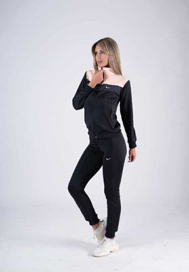 sive nike trenerke: Nike, M, Jednobojni, bоја - Crna — 4