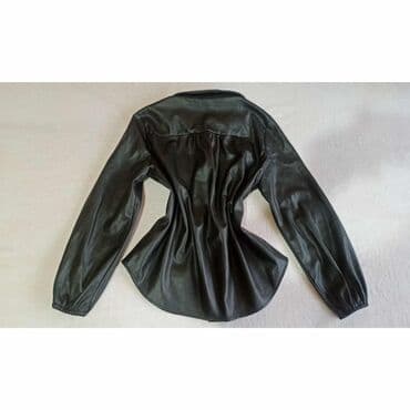 zara bluze 2022: Zara, S (EU 36), Jednobojni, bоја - Crna — 6