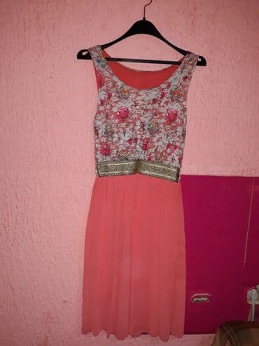 haljine secene ispod grudi: M (EU 38), color - Pink, Evening, With the straps — 3