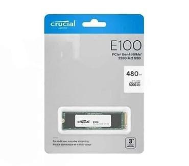 Auto elektronika: Crucial E100 NVMe M.2 SSD - Tip: Interni SSD - Interfejs: PCIe Gen4 — 9