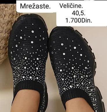 guess mokasine zenske: KVALITETNE NOVE MREŽASTE ŽENSKE CIPELE SA ŠLJOKICAMA.U DVE BOJE — 2