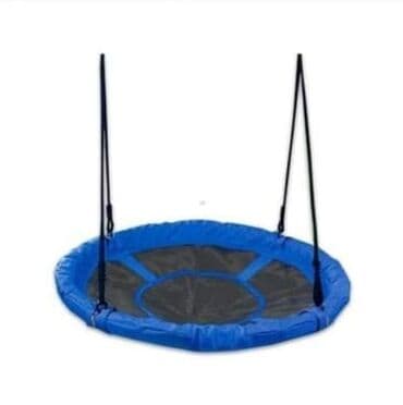 traka za wc solju: Ljuljaske Spartan Crno-plave boje i crno zelene 95 cm precnik 150k g — 1