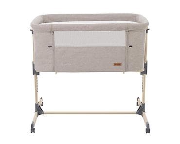 patike sa satenskim pertlama: KIKKA BOO Kolevka AMARIS wood dekor – beige Šifra proizvoda: KKB2 — 4