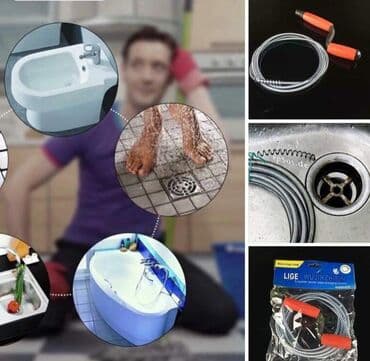 Ostale sanitarije: Dužina 3m cena 580 din Dužina 5m cena 850 din Sajla (čelična) za — 1