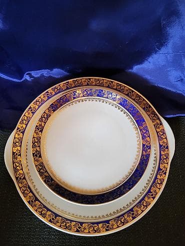 Ostali antikviteti: Servis za torte,kolace iz 1945 do 1958godine. Bohemija Carlsbad — 10