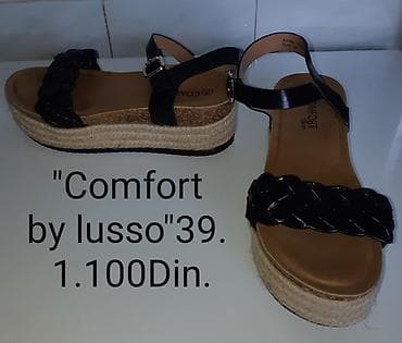 nike air 1: Sandale “Comfort by Lusso” – broj 39 - Crne ženske platforme sa — 5