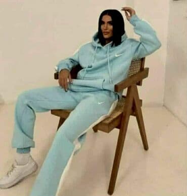 Sweatpants: Nike, Single-colored, color - Light blue — 1