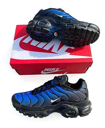 sandale 41 broj: Nike Air Max Plus (TN) patike – plavo‑crni gradijent - Silueta Air — 1