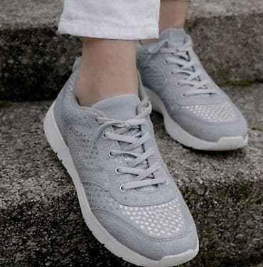 nike duboke patike zenske: Ženske lagane patike RIEKER – siva boja sa diskretnim sjajem - — 4