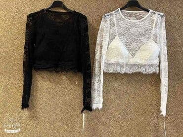 jednobojne majice: Čipkan top:1.700 din🥰 — 3