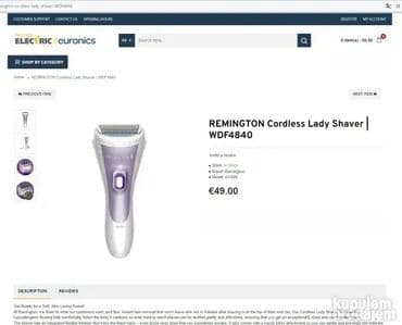 silvercrest lampa za nokte: *** AKCIJA *** 1526 Aku Bežični električni brijač za žene REMINGTON; — 6
