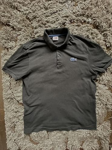 Men's T-shirt Lacoste, bоја - Siva