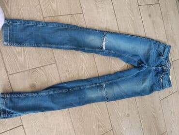 pantalone od trikotaze: Farmerke xxs — 2