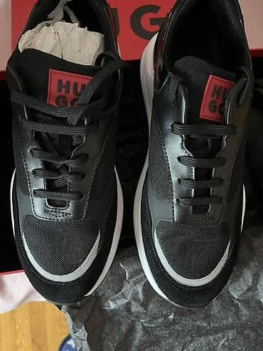 memphis patike: HUGO muške patike – crno/belo/crvene - Brend: HUGO - Model — 2