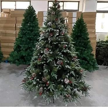 Gusta jelka sa bobicama NOVO! 150 cm-6190 din 180 cm -7890 din 210 cm na lalafo.rs Gusta jelka sa bobicama NOVO! 150 cm-6190 din 180 cm -7890 din 210 cm