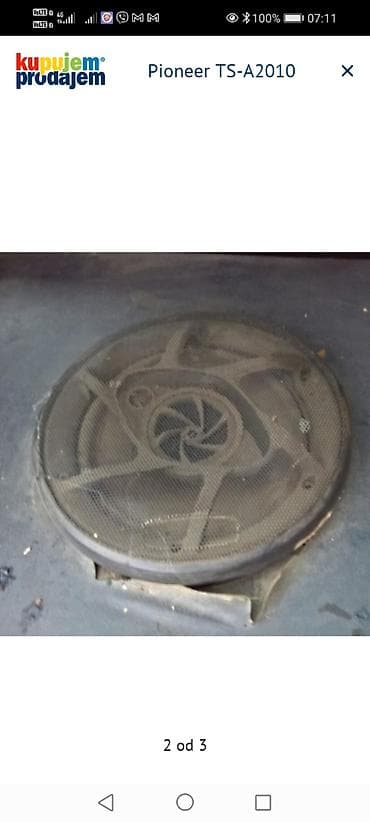 zadnja kamera za auto: Pioneer TS-A2010 auto zvučnici - Model: Pioneer TS-A2010 - Tip — 2