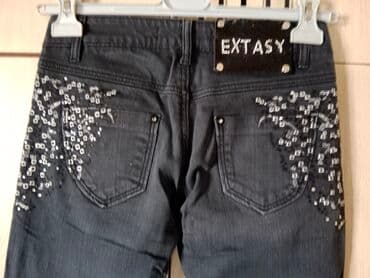 push up pantalone: 28, 30, Pamuk, Spušteni struk, Ravne nogavice — 4