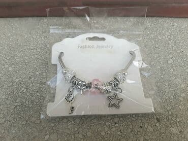 srebrna ogrlica sa krsticem: Charm bracelet — 3