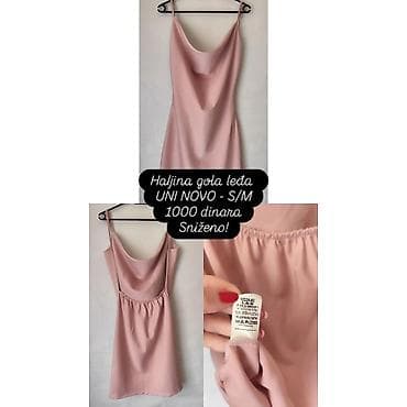 Haljina sa golim leđima – puder roze boje - Model: slip haljina sa na lalafo.rs Haljina sa golim leđima – puder roze boje - Model: slip haljina sa