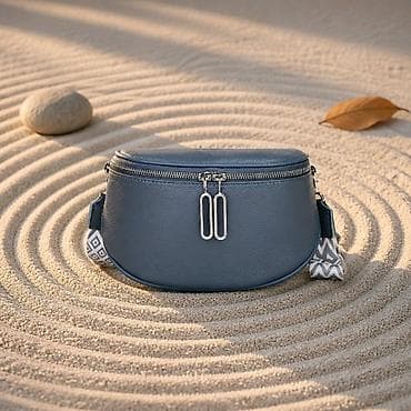 Ženska crossbody torbica od kvalitetne granulirane kože u