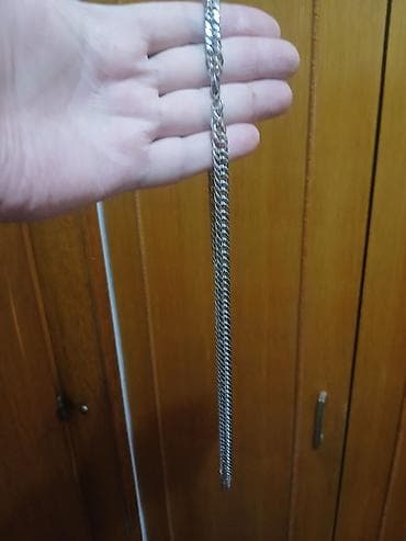 srebrni lancic muski: Muški lanac od nerđajućeg čelika – kubanska (Cuban) karika - — 6