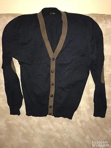 kasmir dzemper: Original Massimo Dutti dzemper M / L Cotton / Casmere Ramena 47cm — 1