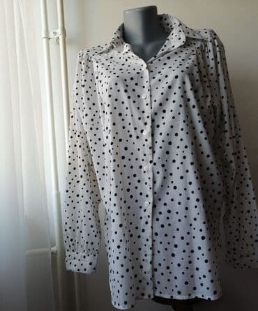 p. s. fashion kaputi: XL, Polyester, Dots, color - White — 1
