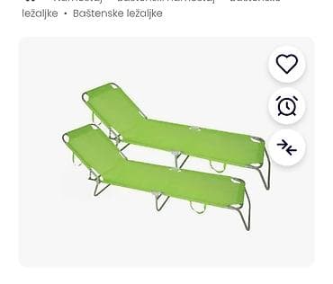 sano plus neptun s: Baštenske ležaljke – set od 2 komada - Tip: sklopive ležaljke za — 1