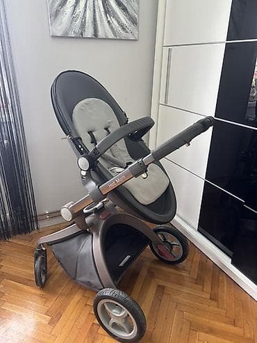 veličina 86 za bebe: Kolica za bebe Hot Mom 2 u 1 – siva - Modularni sistem: korpa (nosač — 3