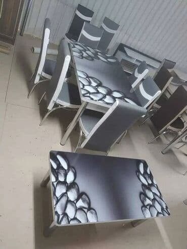 💯AKCIJAAA💯 STO I 6 STOLICA 250 EUR💛 Roba iz uvoza. Atraktivni dezeni — 6