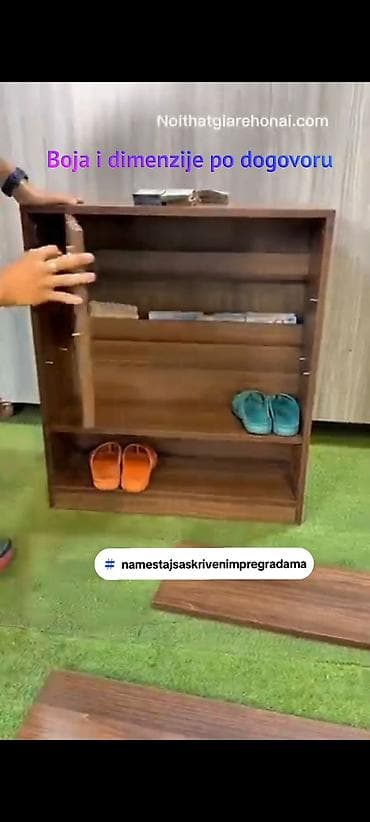 dexy co komode za bebe: -Cipelarnik sa skrivenim pregradama se se moze izraditi od materijala — 5
