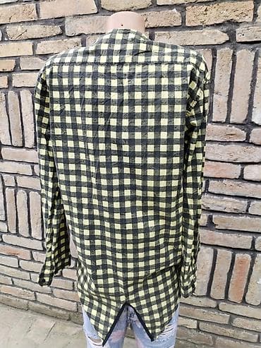 bluze od konca: Ženska košulja – karirana - Veličina: L - Mere: širina pazuh–pazuh 56 — 2