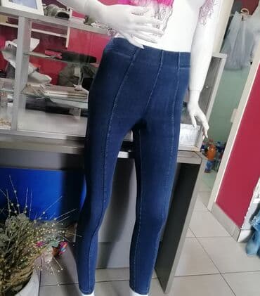 zara rebraste helanke: Farmerice model kao helanke Sa puno elastina Odgovara Vel S M Predivne — 2