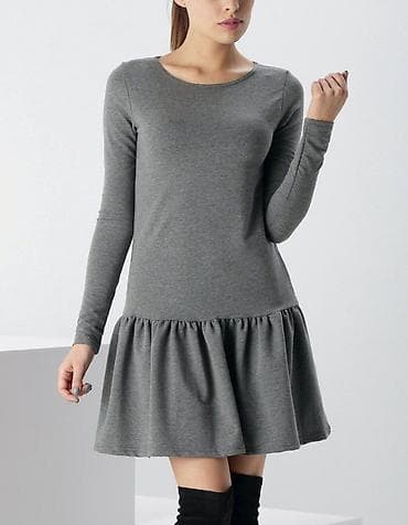 XXS,XS,S,M,L,XL,2XL,3XL,4,5XL Haljina sa karnerom,sa elastinom. Tamno