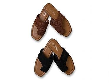 aldo obuća: Ženske ravne sandale JOIA - Model: slip-on papuče sa širokom pletenom — 1