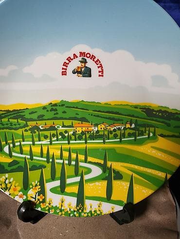 komplet tanjira: Tanjiri 1 novi Birra Moretti porcelanski — 3