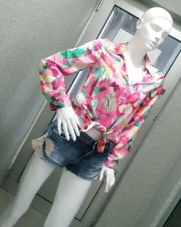 srebrni lanac sa krstom cena: Zara, S (EU 36), Floral, color - Multicolored — 4