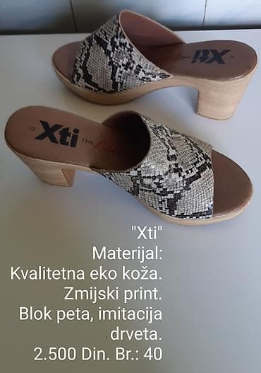 tiffany royal collection cena: Xti ženske klompe/sandale - Materijal: kvalitetna eko koža - Uzorak — 2