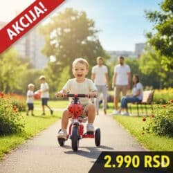 otkup gramofonskih ploča cena: Tricikl Bubamara – dečiji tricikl sa motivom bubamare - Dizajniran za — 10