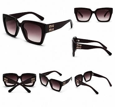jumbo torba za plazu: Miu Miu ženske sunčane naočare – kvadratni oversized model - Okvir — 1