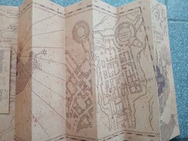 bluetooth mikrofon cena: Hari Poter Mapa Marauders Map-Novo. Marauders map iz filma Harry — 4
