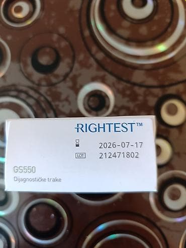 Glucometers: RIGHTEST GS550 – Dijagnostičke trake za merenje glukoze - Proizvođač — 2