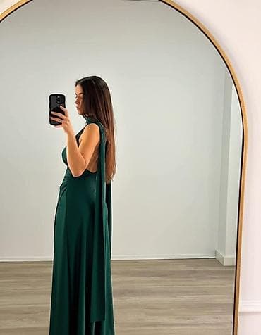 satenske haljine: Duga haljina u više boja — 2