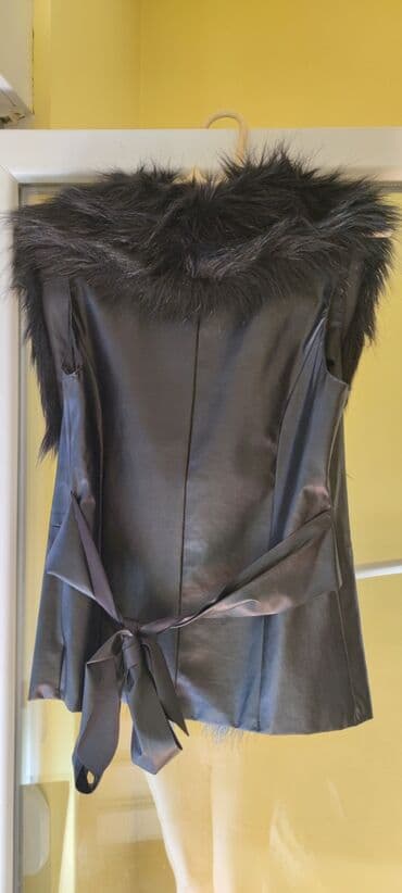duks sa krznom: S (EU 36), Faux fur, color - Black — 3