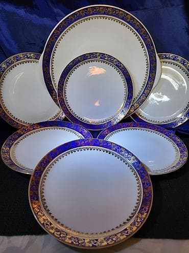 Ostali antikviteti: Servis za torte,kolace iz 1945 do 1958godine. Bohemija Carlsbad — 1