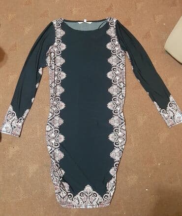 haljine sa kaisem: L (EU 40), color - Black, Cocktail, Long sleeves — 11