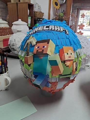 slavski komplet: Praznična piñata kugla – tematske dekoracije za dečije proslave - — 4